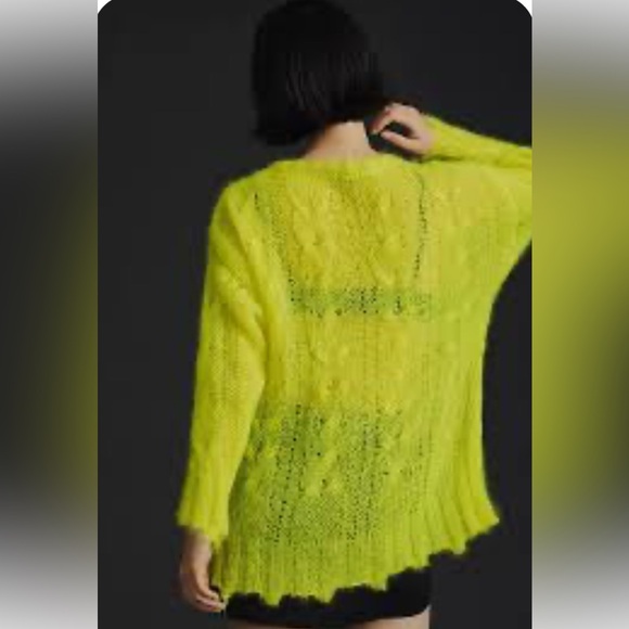 Anthropologie womens NWT THE POSEY STITCHY DISTRESSED WOOL-BLEND cozy causal - Picture 2 of 10